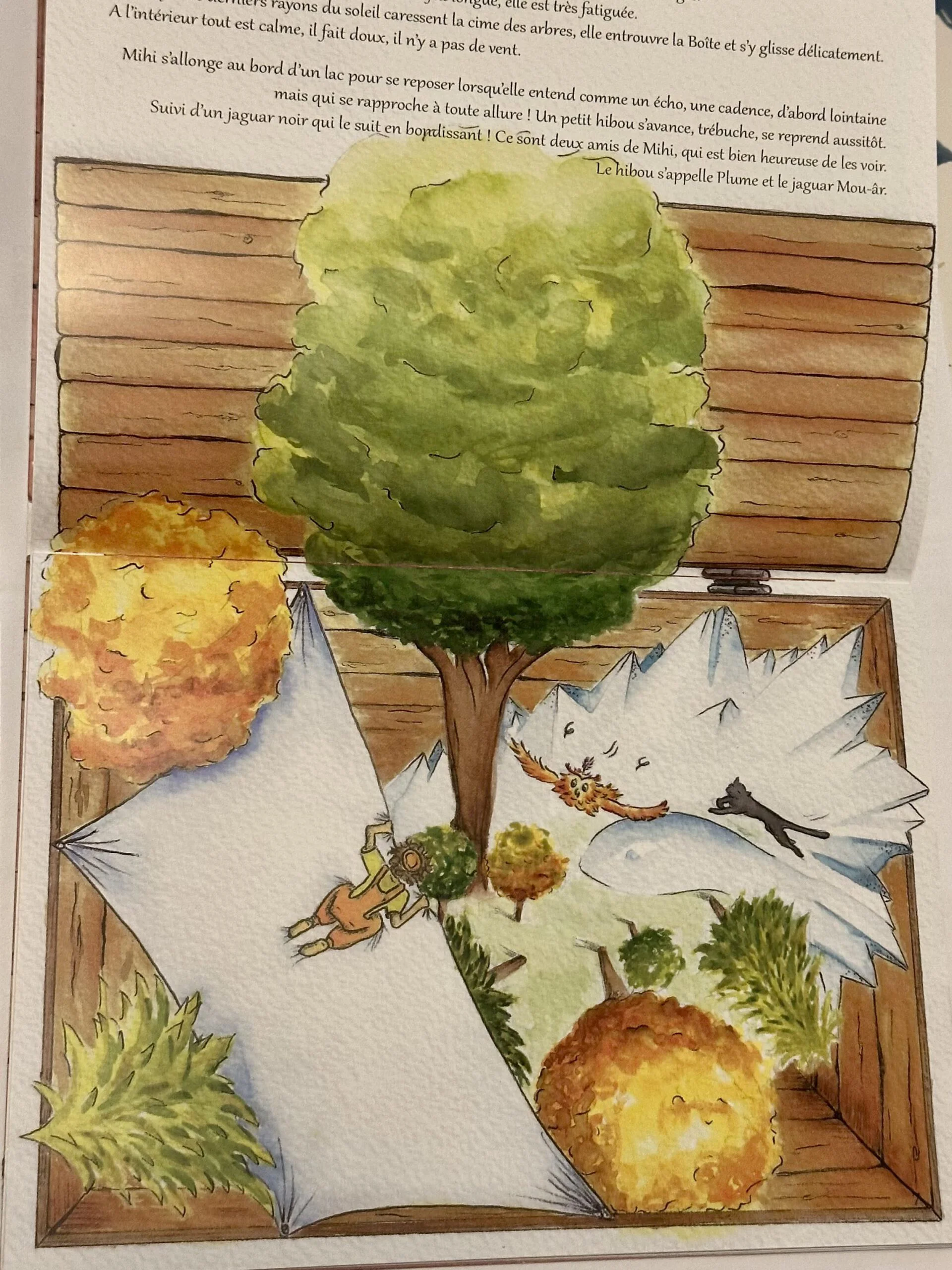 Illustration de l'album live-cd de la boîte à joujoux