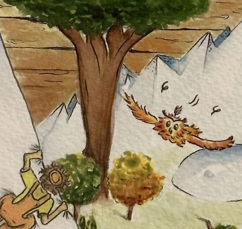 Illustration de l'album live-cd de la boîte à joujoux